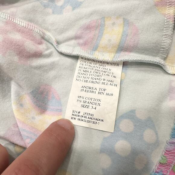 Eleanor Rose Easter Egg Peplum Tank Top - Picture 8 of 10